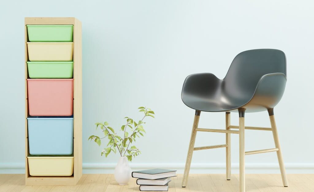 Meblo-ścianka z magazynem ciepła PCM – ukryta bateria komfortu do salonu i biura domowego